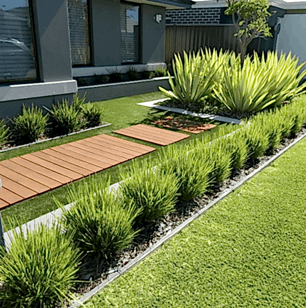 Turfed Layed Backyard